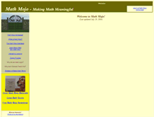 Tablet Screenshot of mathmojo.com